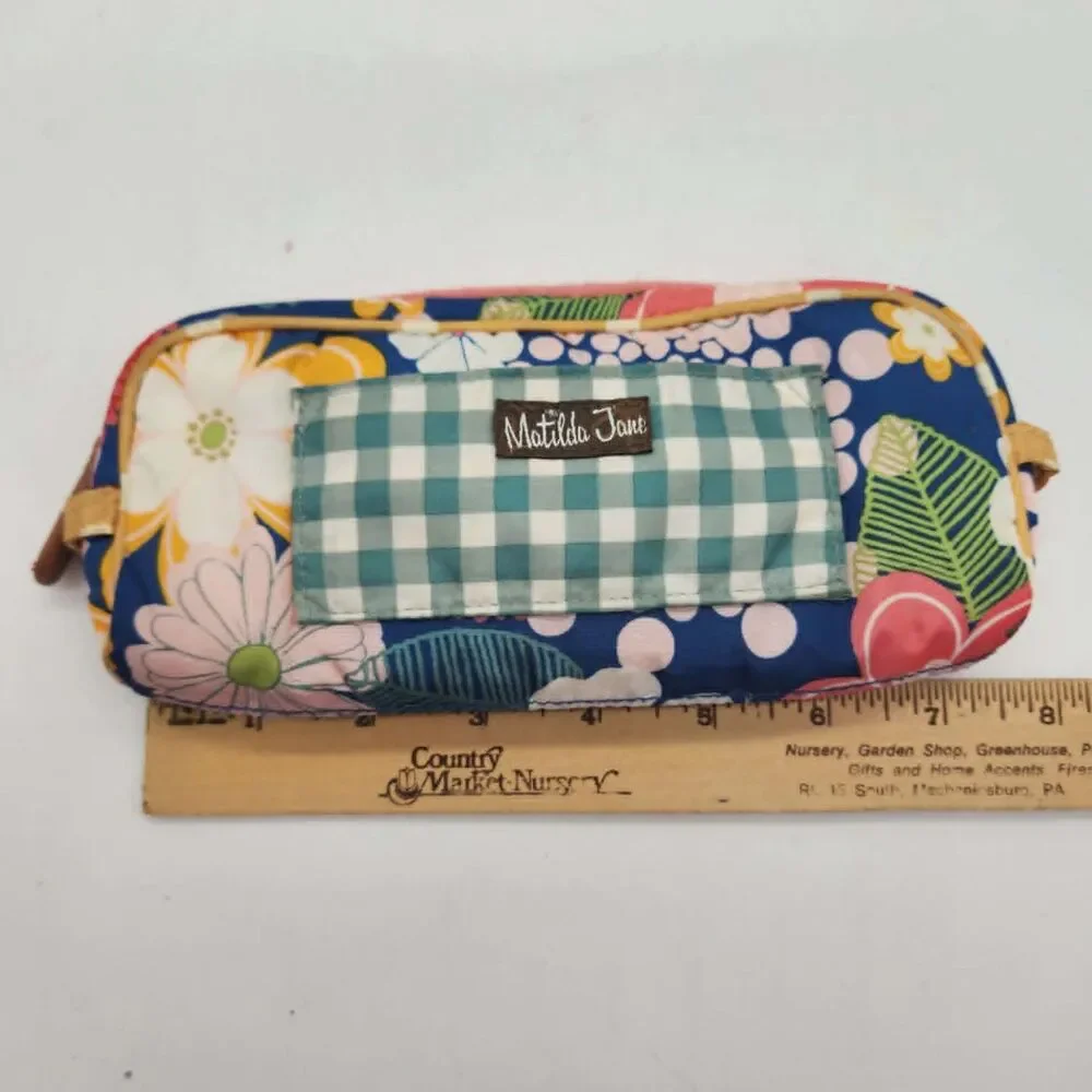 Matilda Jane Pencil Case Floral Polka Dots Checkered School Planner Supplies